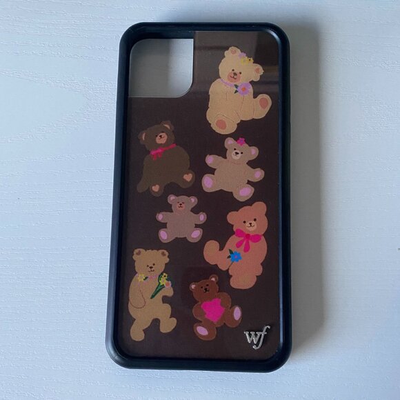 Bear-y Cute Wildflower iPhone 11 Pro Max Case - Picture 2 of 3